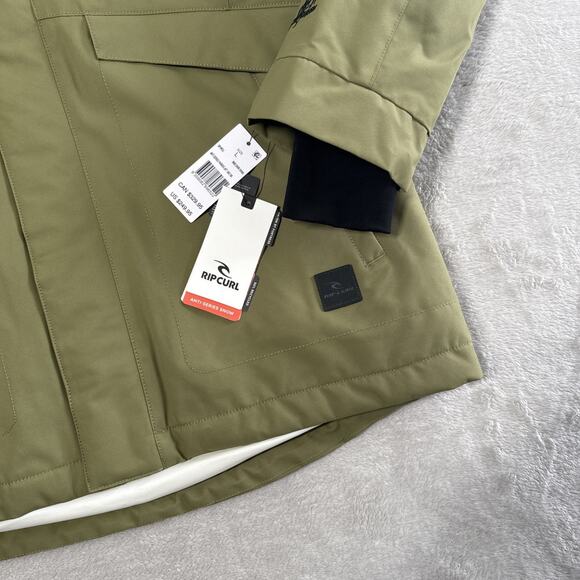 Rip Curl Anti Series Parker Green Jacket 10k Women’s In Size L - Picture 3 of 14